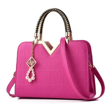 Load image into Gallery viewer, Eye-Catching Snow White Female Bag For Ladies With Phone Pocket Zipper Leather Bag For Women Shoulder Crossbody Bags