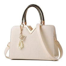 Load image into Gallery viewer, Eye-Catching Snow White Female Bag For Ladies With Phone Pocket Zipper Leather Bag For Women Shoulder Crossbody Bags