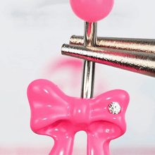 将图片加载到图库查看器,Sydney Belle Girlfriend Collection Pretty Pink Bow Belly Ring
