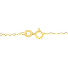 将图片加载到图库查看器,Yellow Color Plated Sterling Silver Diamond Station Necklace (1/2 cttw, K-L Color, I2-I3 Clarity)