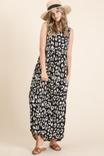 Load image into Gallery viewer, Leopard Maxi Dress with Pockets – Trendy Leopard Print Dress, Pocketed Maxi Dress, Shirred Waist Dress, Comfortable Leopard Dress, Stylish Maxi Dress, Chic Animal Print Dress, Casual Chic Maxi Dress