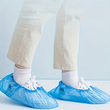 Load image into Gallery viewer, 100-Pack: Disposable Plastic Shoe Covers β Waterproof & Slip-Resistant
