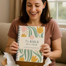Load image into Gallery viewer, 1-Year Bible Study Plan & Prayer Journal – Undated Spiral Bound