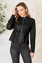 Load image into Gallery viewer, Women Classic Neck Zip-Up Jacket For Everyday Wear Elegant Girls Jacket