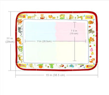 将图片加载到图库查看器,Baby Kids Drawing Water CDarpet with Magic Pen Doodle Painting Picture Water Drawing Play Mat in Drawing Toys Board Gift