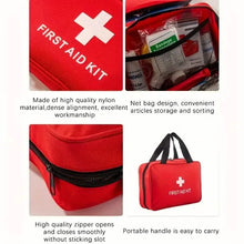 Load image into Gallery viewer, Portable First Aid Kit for Camping, Hiking & Outdoor Activities