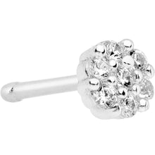 将图片加载到图库查看器,20G 1/4 Clear CZ Gem Cute Cluster Nose Bone