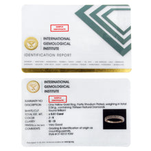 Load image into Gallery viewer, IGI Certified 1/2 Cttw Diamond 10K Yellow Gold Prong Set Beaded Milgrain Band Style Ring (J-K Color, I2-I3 Clarity) - Size 7