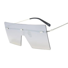 Load image into Gallery viewer, Oversized Luxury Graduent Elegnat Woman and Lady Sunglasses In Retro Vintage Modern Style Sunglasses Rimless Eyewear oculos de sol SUnglasses With UV400Protection