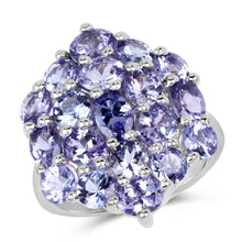 Load image into Gallery viewer, 5.28 Carat Genuine Tanzanite .925 Sterling Silver Ring