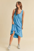 将图片加载到图库查看器,High-Low Hem Scoop Neck Midi Comfortable Tank Dress For Women Modern Chic, Versatile Design with Trendy High-Low Hem, Perfect for Casual & Elevated Looks