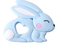 Load image into Gallery viewer, Baby Teether Silicone Rabbit Food Grade Bunny Teether Nursing Teething Accessories Silicone Animal Teether For Kids and Baby