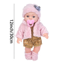 Load image into Gallery viewer, 12" Pink Baby Doll β PVC Dress-Up Play Doll (Ages 3+)