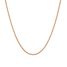 Load image into Gallery viewer, 14k Rose Gold Adjustable Popcorn Chain 1.3mm