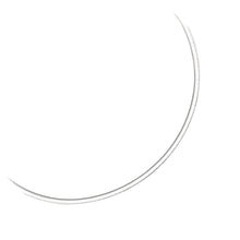Load image into Gallery viewer, 3.0 mm 14k Two Tone Gold Reversible Omega Necklace