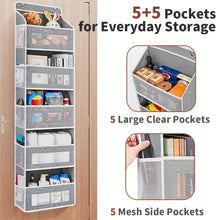 将图片加载到图库查看器,5-Tier Over-the-Door Storage Box Organizer