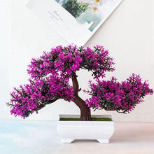Load image into Gallery viewer, Fake Artificial Pot Bonsai Potted Simulation Table Ornaments For Garden Party Hotel Office Decor Fake Flowers Arrangements for Home Decoration