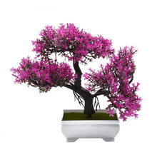 Load image into Gallery viewer, Fake Artificial Pot Bonsai Potted Simulation Table Ornaments For Garden Party Hotel Office Decor Fake Flowers Arrangements for Home Decoration