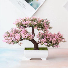 Load image into Gallery viewer, Fake Artificial Pot Bonsai Potted Simulation Table Ornaments For Garden Party Hotel Office Decor Fake Flowers Arrangements for Home Decoration