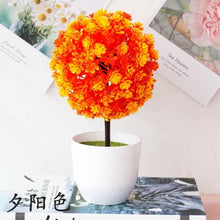 Load image into Gallery viewer, Fake Flowers Potted Ornaments 15x26cm Small Tree Potted Home Hotel Garden Decor Bonsai Artificial Home Decor