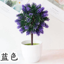 Load image into Gallery viewer, Fake Flowers Potted Ornaments 15x26cm Small Tree Potted Home Hotel Garden Decor Bonsai Artificial Home Decor