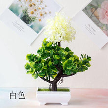 Load image into Gallery viewer, Fake Flowers Potted Ornaments 15x26cm Small Tree Potted Home Hotel Garden Decor Bonsai Artificial Home Decor