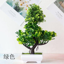 Load image into Gallery viewer, Fake Flowers Potted Ornaments 15x26cm Small Tree Potted Home Hotel Garden Decor Bonsai Artificial Home Decor