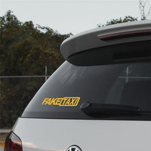 将图片加载到图库查看器,Fake Taxi Sticker Decal Funny Vinyl Car Bumper Funny FAKE TAXI Car Auto Sticker Fake Taxi Decal Self Adhesive Vinyl Universal Car Fake Taxi Reflective Window Vehicle Body Sticker Decal Auto Accessories