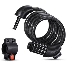 Load image into Gallery viewer, Famistar 4 Feet 5 Digit Resettable Combination Coiling Bike Chain Lock