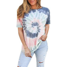 Load image into Gallery viewer, Women's Tie Dye Sweatshirt Casual Crewneck Pullover Shirts