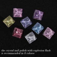 将图片加载到图库查看器,Fashion 2022 Reflective Glitter Gel Nail Polish 8 Colors Sparkling Auroras Permanent UV Diamond Gel Nail Polish Gel For Girls and Womens