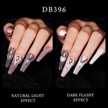 将图片加载到图库查看器,Fashion 2022 Reflective Glitter Gel Nail Polish 8 Colors Sparkling Auroras Permanent UV Diamond Gel Nail Polish Gel For Girls and Womens