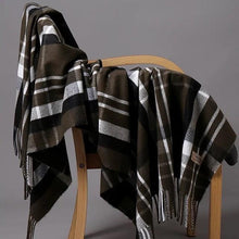将图片加载到图库查看器,Fashion Autumn Winter Warm High Quality Long Soft Cashmere Hijabs Scarves Dot Pattern Tassels Elegant Thicken Wrap Shawl Ladies Lightweight Escharpe Soft Wool Cashmere Muffler For Women
