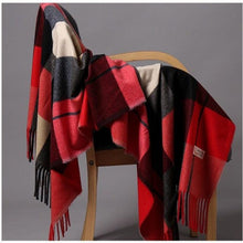 将图片加载到图库查看器,Fashion Autumn Winter Warm High Quality Long Soft Cashmere Hijabs Scarves Dot Pattern Tassels Elegant Thicken Wrap Shawl Ladies Lightweight Escharpe Soft Wool Cashmere Muffler For Women