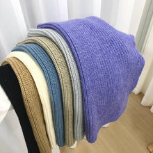 将图片加载到图库查看器,Fashion Balaclava Shawl Women Winter Hat Soft Knitted Hooded Neck Collar Cap Beanie Hat Warm Scarf Unisex Bonnet Hooded Scarf Hat Face Hooded Cowl Neckerchief with Drawstring Soft Balaclava Pullover Knitted Beanie for Adults Men Women Ski Caps