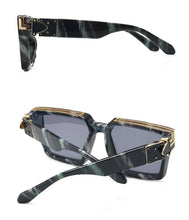 Load image into Gallery viewer, Fashion Black Design Stylish Sunglasses For Men & Women Square Shape Driving Eyewear Classic Luxury Style Sun Glasses For Men Women Anti Blue Light Sun Glasses For Summer