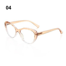 Load image into Gallery viewer, Fashion Cat Eye Eyeglasses For Women Men Flexible Portable Anti Blue Rays Glasses Computer Glasses Optical Eyewear For Men And Women Optical Eyewear Fashionable Eyewear