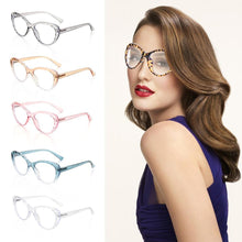 Load image into Gallery viewer, Fashion Cat Eye Eyeglasses For Women Men Flexible Portable Anti Blue Rays Glasses Computer Glasses Optical Eyewear For Men And Women Optical Eyewear Fashionable Eyewear