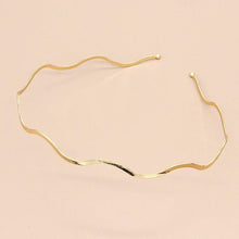 Load image into Gallery viewer, Fashion Chic Metal Wave Invisible Headband Gold Thin Hair Hoop For Women Girls Wild Headwear Hair Styling Tool Gorgeous Hair Accessories For Women