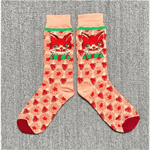 将图片加载到图库查看器,Fashion Colorful Print Socks Women Mushroom Spring Woman Socks Cotton Socks For Women Cotton Men's and Women's Printed Funky Socks - Unisex Mid Crew Length Breathable Pure Cotton Super Soft Quirky Prints Socks