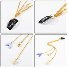 Load image into Gallery viewer, Fashion Elegant Women Lady Rhinestone Shell Crystal Tassel Long Chain Beads Dangle Hairpin Side Clip Gorgeous Hair Accessories For Women