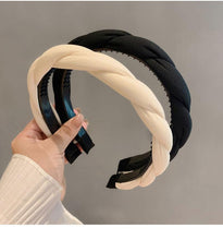 Load image into Gallery viewer, Fashion Hair Band Twist Solid Color Folds Pattern Hair Hoop Headbands Designer Hairband Gorgeous Hair Accessories For Women