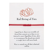 Load image into Gallery viewer, Fashion Handmade 7 Knots Red String Bracelet For Protection Lucky Amulet Friendship Braid Rope Wristband Good Luck Protection Bracelet Amulet For Protection Gift For Women Men Boys