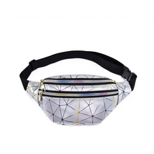 Load image into Gallery viewer, Fashion Holographic Women Waist Bags Modern Fanny Pack Adjustable Belt Bag Excellent Design Waist Packs Chest Phone Pouch