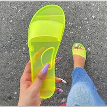Load image into Gallery viewer, Fashion Jelly Women Slippers Summer Candy Colors Elegant Modern Design For Womens