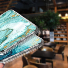 将图片加载到图库查看器,Fashion Marble Pattern Phone Case For iPhone 13 12 11 Pro Max 7 8 6 6S Plus X XR XS Max 12Mini 5 5S SE Cute Soft TPU Cover Full Body Protection with Raised Bezel