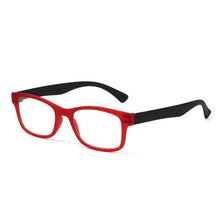 Load image into Gallery viewer, Fashion Men Women Reading Glasses Rectangle Spring Anti Glare Lightweight Reading Eyeglasses No Screw Detachable Design Eyeglasses Hyperopia Presbyopia Vision Care Eyewear