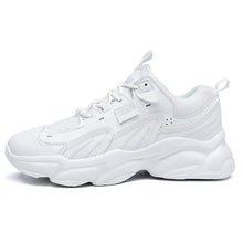 将图片加载到图库查看器,Fashion Mens Sneakers White Trend Casual Comfortable Black Mens Chunky Sneaker Design Summer White Outdoor Running Tennis Sneakers Sport Fashion Comfortable Casual Mens Sneakers