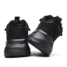 将图片加载到图库查看器,Fashion Mens Sneakers White Trend Casual Comfortable Black Mens Chunky Sneaker Design Summer White Outdoor Running Tennis Sneakers Sport Fashion Comfortable Casual Mens Sneakers