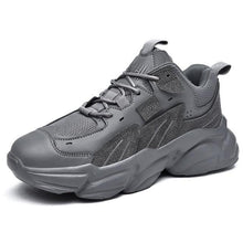 将图片加载到图库查看器,Fashion Mens Sneakers White Trend Casual Comfortable Black Mens Chunky Sneaker Design Summer White Outdoor Running Tennis Sneakers Sport Fashion Comfortable Casual Mens Sneakers